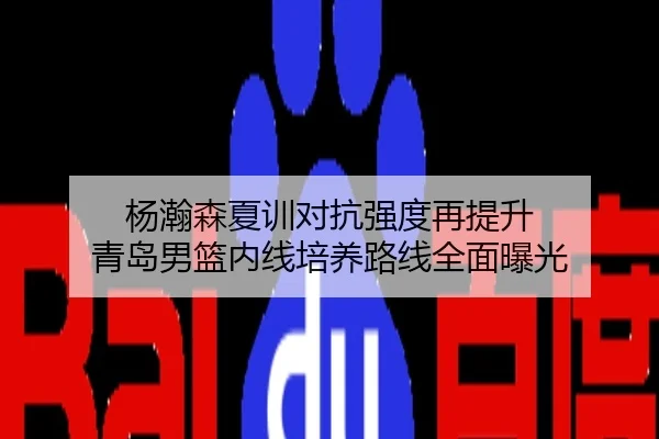 杨瀚森夏训对抗强度再提升 青岛男篮内线培养路线全面曝光