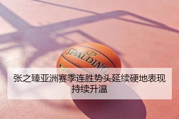 张之臻亚洲赛季连胜势头延续硬地表现持续升温